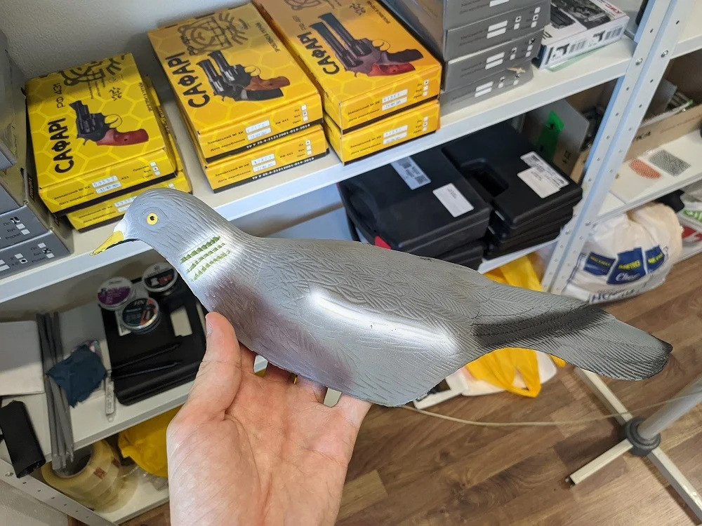 Підсадний голуб ракушка Hunting Birdland Голуб сторожовий Вяхирь Голуб для полювання Опудало голуба, фото 1