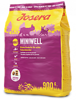 Сухой корм для взрослых собак мелких пород JOSERA Miniwell 900г