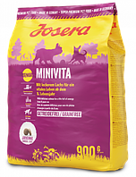 Сухой корм для мелких пород в зрелом возрасте JOSERA MiniVita 900г