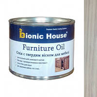 Масло для мебели Furniture oil Bionic House с твердым воском профессиональное Белое