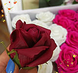 Мильна РОЗА темно-червоний 5,5х5 см, фото 4