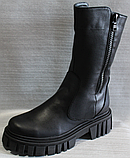 Чоботи жіночі на тракторній підошві зимові від виробника модель НС21-2, фото 5
