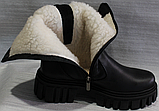 Чоботи жіночі на тракторній підошві зимові від виробника модель НС21-2, фото 6
