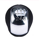 Ручка КПП Opel 5 передач ЕКОШКІРА, фото 4