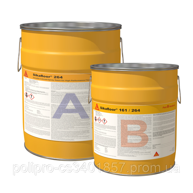 Sikafloor- 264N (30 кг) - Цветное эпоксидное покрытие без растворителей для промышленных полов - фото 1 - id-p1261886774