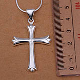 Хрестик срібло 925, фото 2