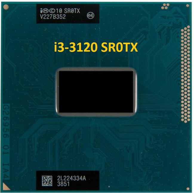 Процесор для ноутбука Intel Core i3 3120M SR0TX 2.50 GHz/3M/35W Socket G2
