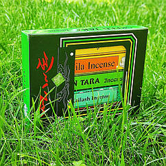 Набір тибетських пахощів Green Tara (5 видів) - безосновні натуральні ароматичні палички