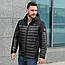 Куртка чоловіча весняна великі розміри 48,50,62,64 чорний, фото 2