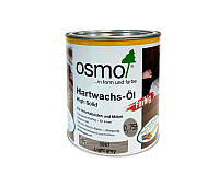 Масло с твердым воском OSMO HARDWACHS-OL FARBIG для пола и изделий из древесины 3067 - светло-серый 0,75л