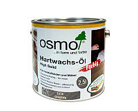 Масло с твердым воском OSMO HARDWACHS-OL FARBIG для пола и изделий из древесины 3074 - графит 2,5л