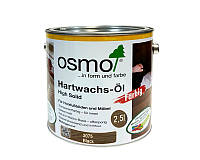 Масло с твердым воском OSMO HARDWACHS-OL FARBIG для пола и изделий из древесины 3075 - черное 2,5л