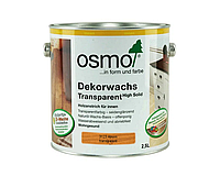 Масло защитное OSMO DEKORWACHS TRANSPARENTE FARBTONE для древесины 3123 - Клен 2,5л
