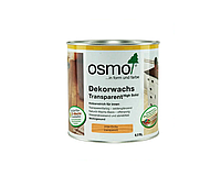 Масло защитное OSMO DEKORWACHS TRANSPARENTE FARBTONE для древесины 3164 - Дуб 0,375л