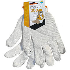 Рукавички Майстер Боб трикотажні 554 білі