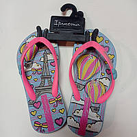 Дитячі сланці-в'єтнамки для дівчинки 31/32 Ipanema Серця