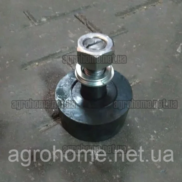 Ролик резиновий в зборі однорядної картоплекопачки Wirax/Bomet, фото 1