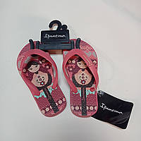 Дитячі сланці-в'єтнамки для дівчинки 25/26 Ipanema Матрьошка