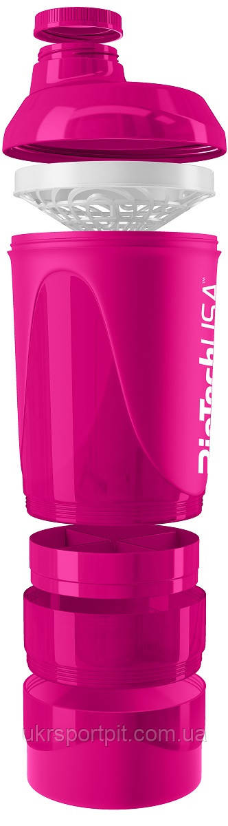 СмартШейкер BioTech USA Рожевий 600 ml/Pink для дівчат, жінок