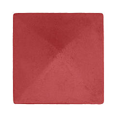 Кришка для стовпчика Чотирискатна червона 49*49 Г