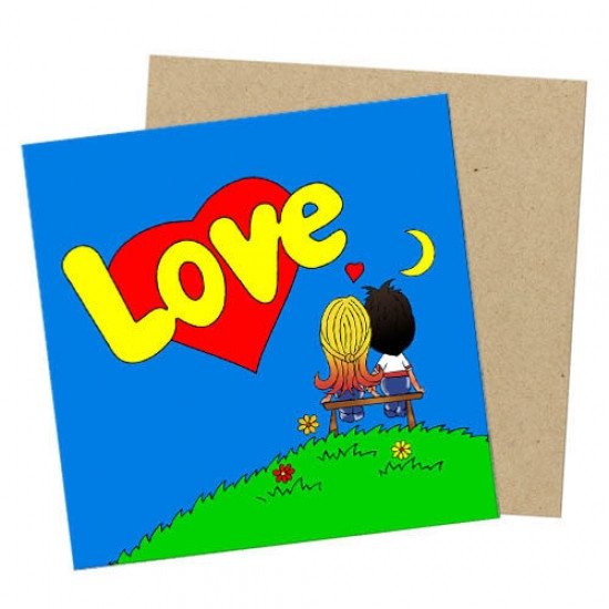 Міні-листівка Love is