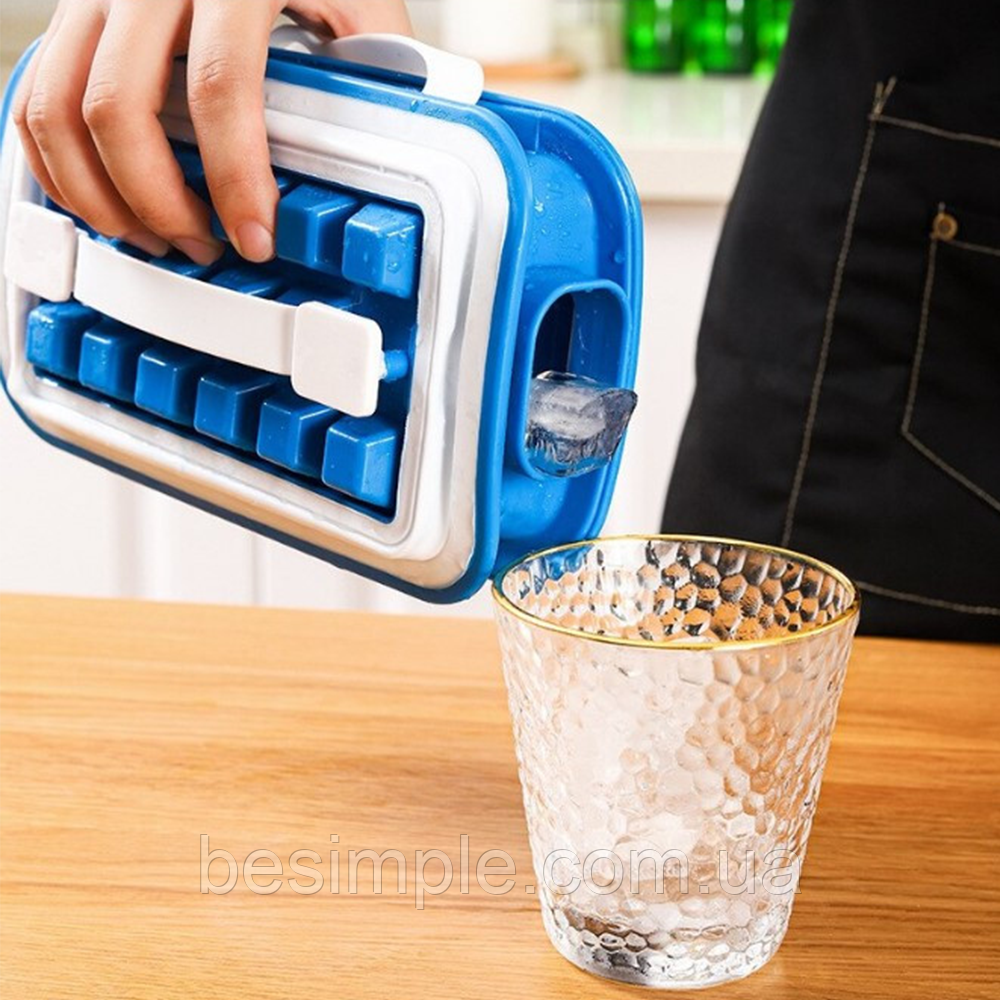 Герметична льодниця Fill + Carry Without Spilla 18 осередків / Контейнер-Леднице / Форма для льоду