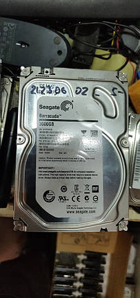 Жорсткий диск Вінчестер HDD 3 Tb / Тб Seagate Barracuda ST3000DM001 3.5" SATA3 No 21230602, фото 1