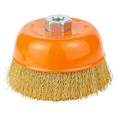 Щітка-крацовка Sigma 9014121 чашка гофрований дріт М14*2 125мм