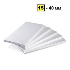Пінопласт ПСБ-С-15 40мм 1000*500мм
