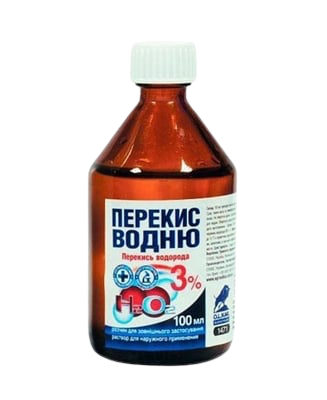 Перекис водню 3%, 100 мл