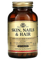 Вітамінний комплекс для шкіри нігтів та волосся Solgar Skin Nails & Hair 120 таб