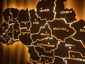 Карта України з підсвічуванням між областями, фото 4