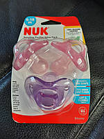 Соска пустышка успокаивающее для девочки NUK, Orthodontic Pacifier Value Pack, 6-18 мес, 3 шт