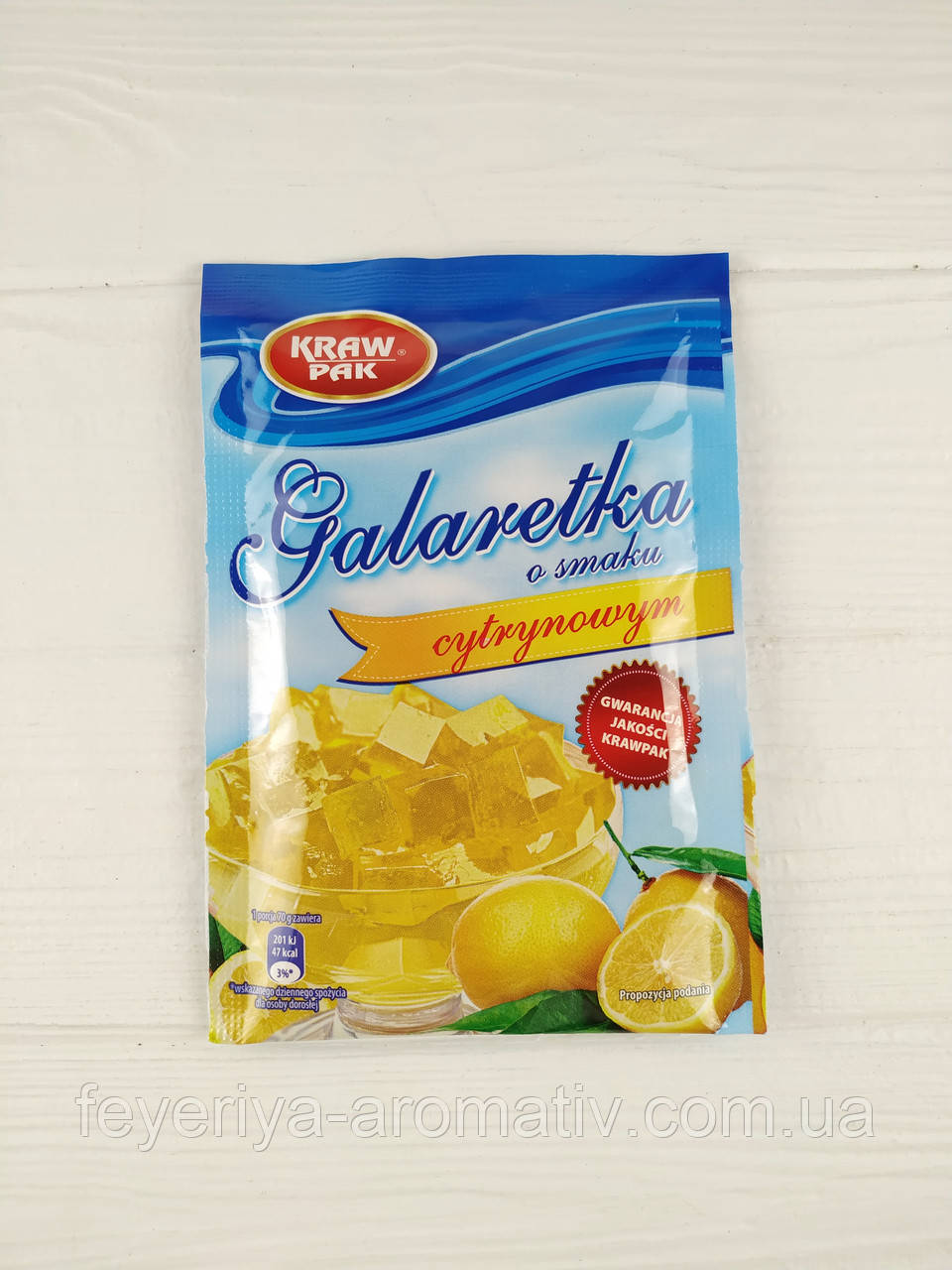 Желе лимон Kraf Pak Galaretka, 70гр (Польща)