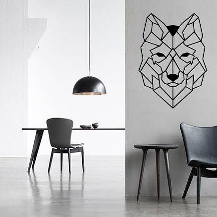 Картина панно з дерева на стіну Wolf 2, фото 1