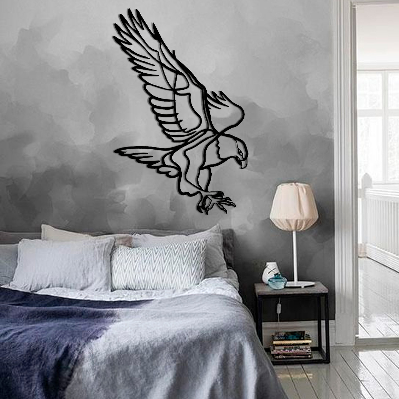 Картина панно з дерева на стіну Eagle