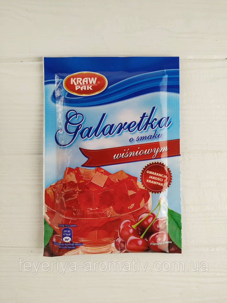 Желе вишня Kraf Pak Galaretka, 70гр (Польща)