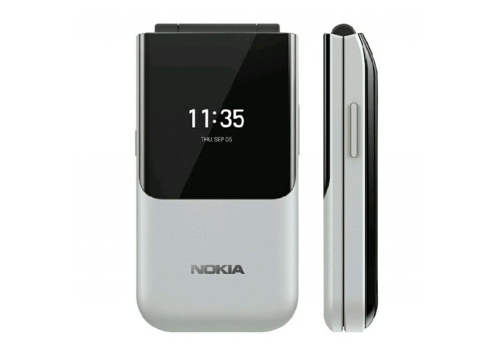 Флип-телефон Nokia 2720 Grey 4G 1500 mAh с двумя экранами раскладушка ...