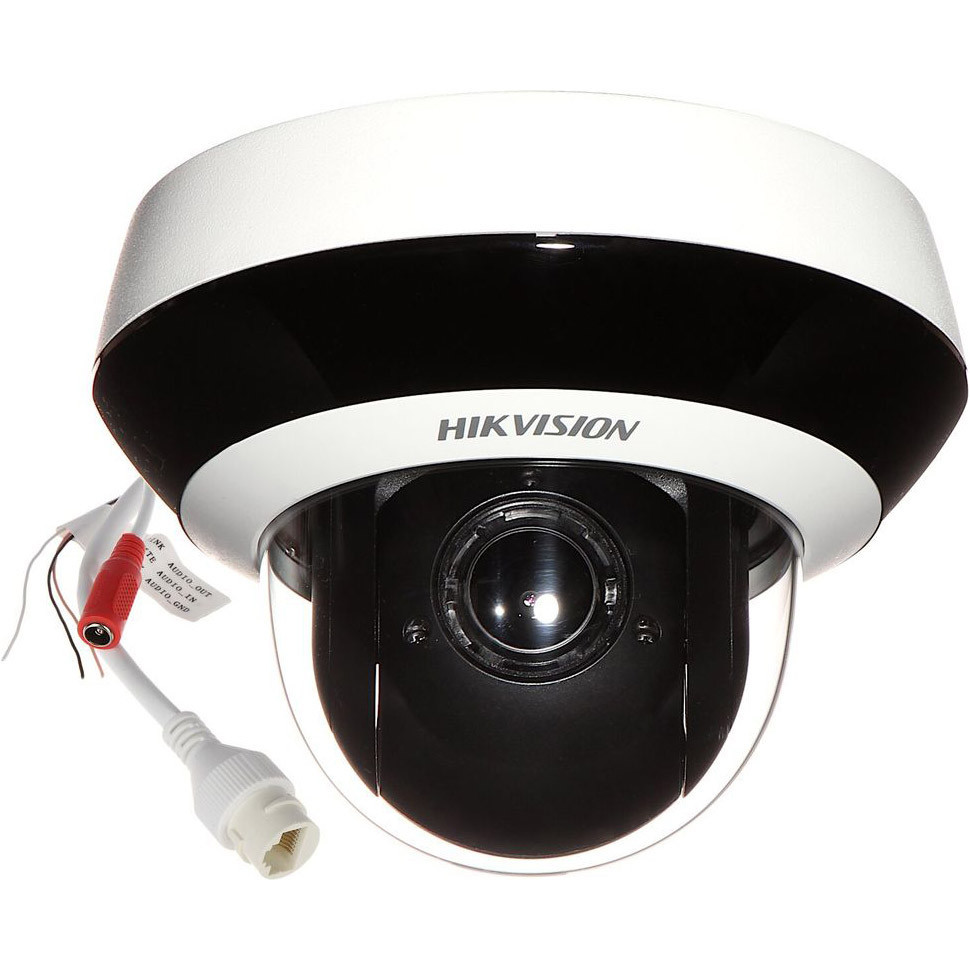 IP PTZ відеокамера 4Мп Hikvision DS-2DE2A404IW-DE3 (2.8-12 мм) (C) з вбудованим мікрофоном для системи відеонагляду