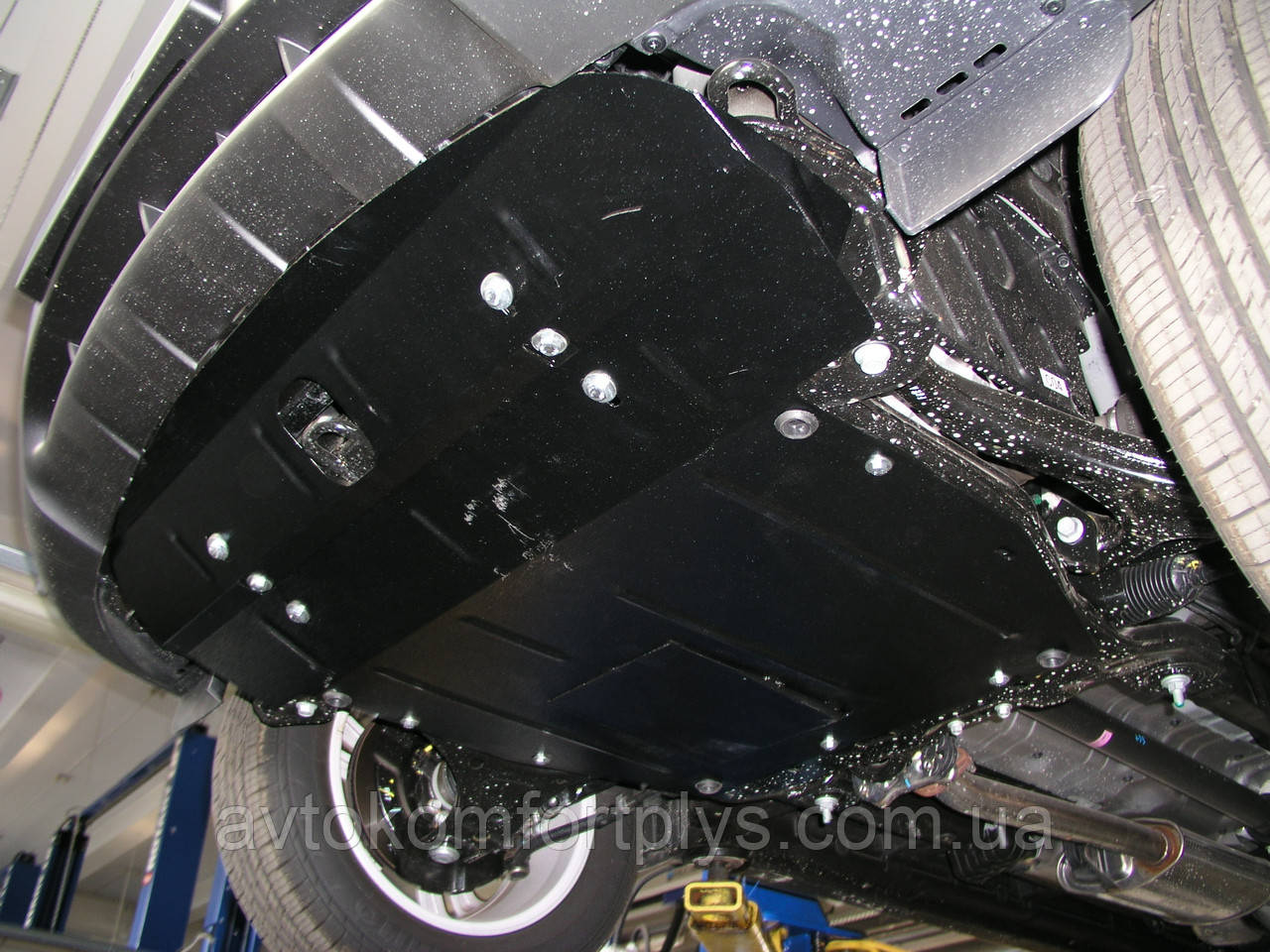 Металева (сталева) захист двигуна (картера) Hyundai Santa Fe (2006-2012) (всі об'єми), фото 1