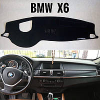 Накидка на панель приборов BMW X6 E71 2008 2014, Чехол/накидка на торпеду авто БМВ