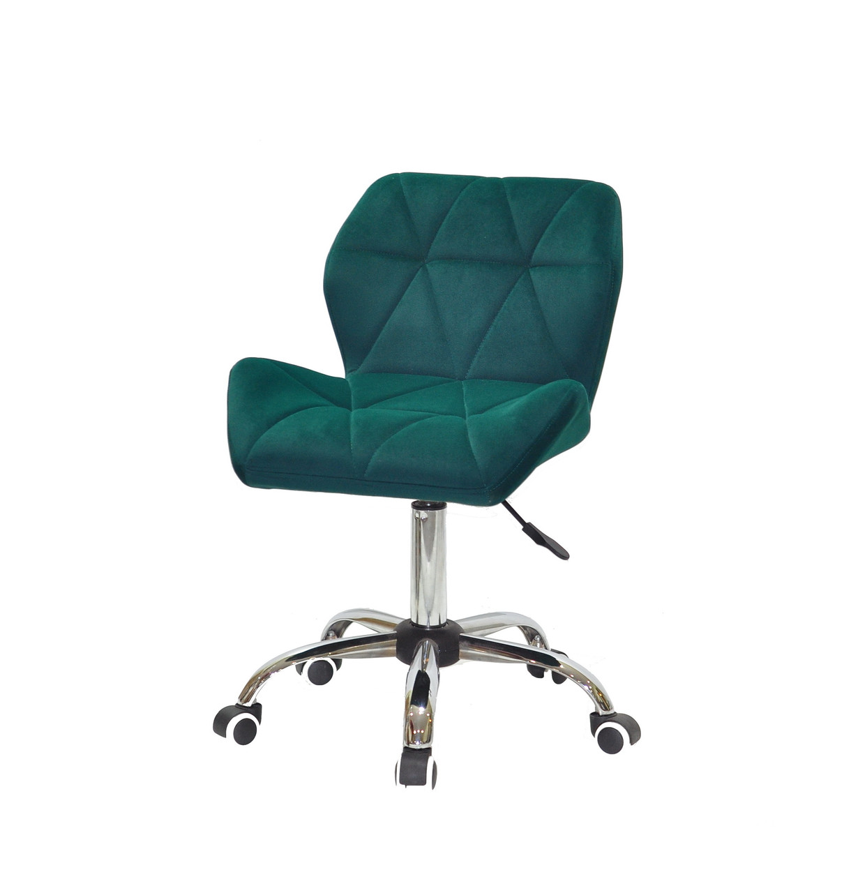 Крісло офісне на коліщатках PARIS CH-Office Onder Mebli оксамит , зелений B-1003