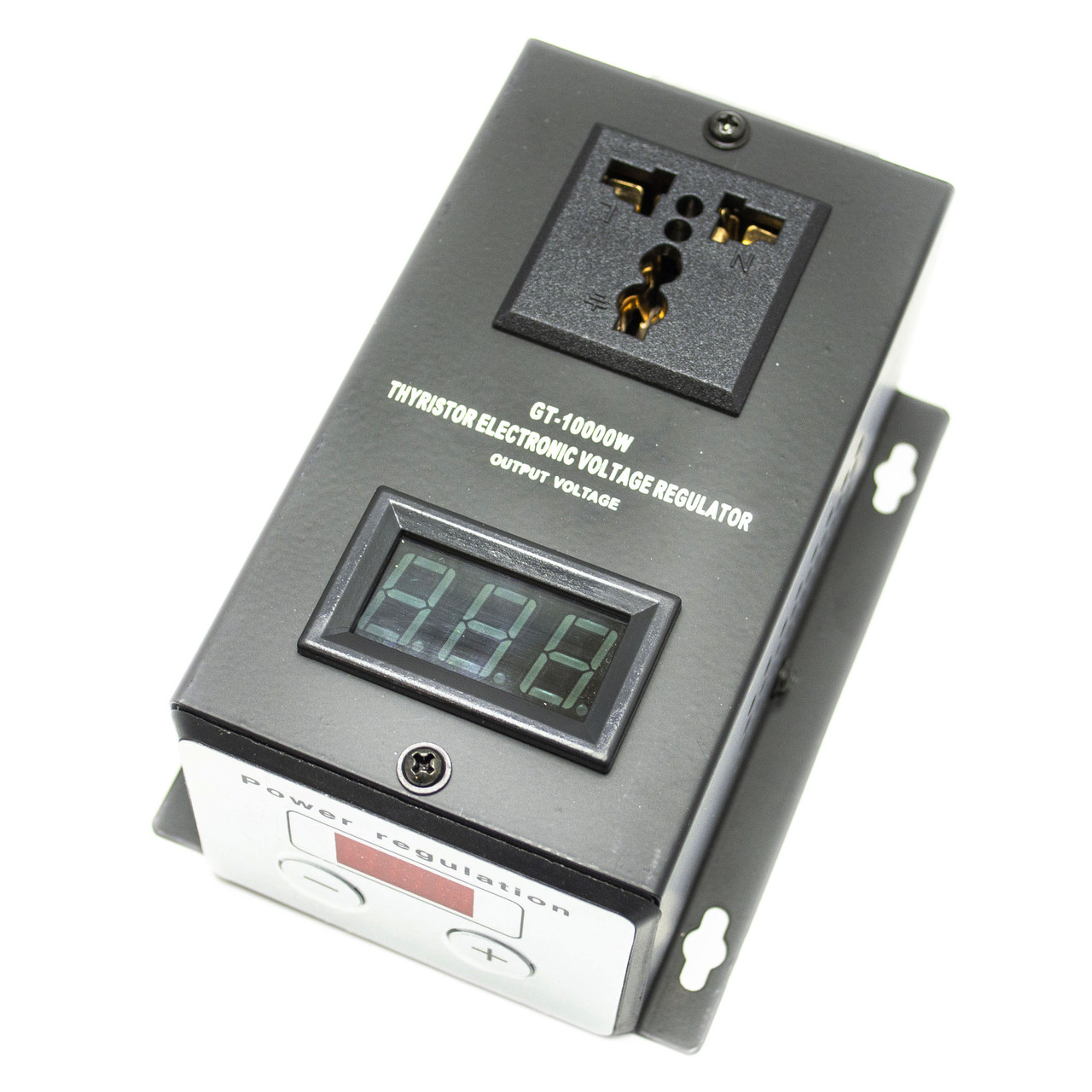 Регулятор напряжения 10 кВт с кнопками и дисплеем, фото 1