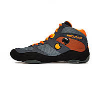 Борцовки детские Wrestling Shoes GS, Grey/Orange