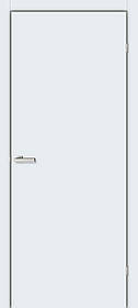 Двері міжкімнатні Глухі з чвертю ЕКО білий гладкий