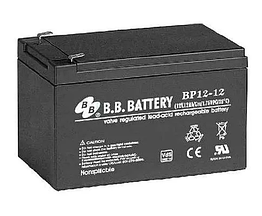 Акумуляторна батарея AGM 12 В 12 А/год BP12-12/T2, BB Battery