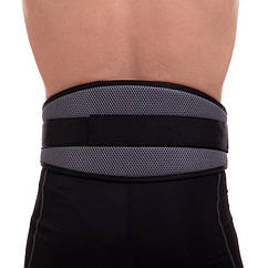 Пояс атлетичний посилений регульований Zelart 2634-105 розмір XL Black