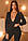 Женское боди блуза с длинными рукавами фонариками и декольте (р. 42 - 44) 68BO493, фото 2