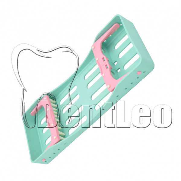 КАССЕТА СТОМАТОЛОГІЧНА НА 5 ІНСТРУМЕНТІВ ЗЕЛЕНА