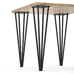 Ніжка для журнального столу з металу H=450 mm (пруток: 10mm)